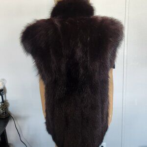 #675 Fox fur vest